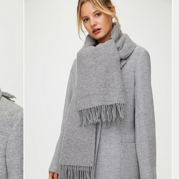 Wilfred Grey Wool Scarf from Aritzia - Picture 4 of 4